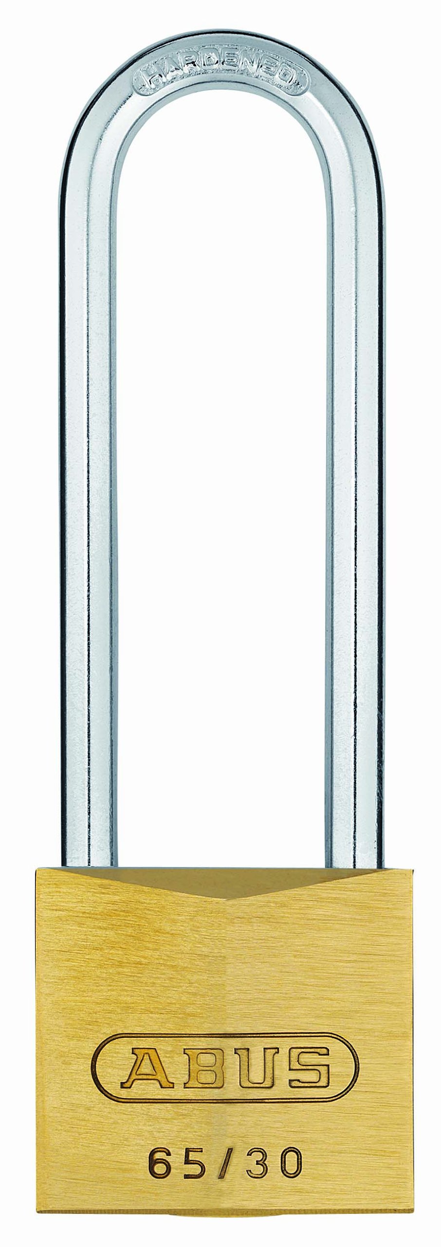 ABUS 12293 60mm Long Shackle Brass Padlock with 6301 Alike Keyed