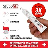 GlucoGel Glucose Energy Gel 10g Tube Pack of 3 Original Unflavoured view 2