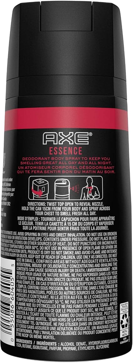 Axe Deo Body spray essence 155ml 20-155ml (055086604055)