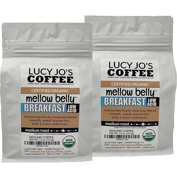 Amazon.com : Lucy Jo's Coffee, Organic Mellow Belly Breakfast Low
