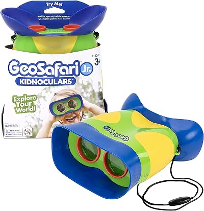 Educational Insights GeoSafari Jr Kidnoculars Ages 3+ Focus-Free Toddler Toy