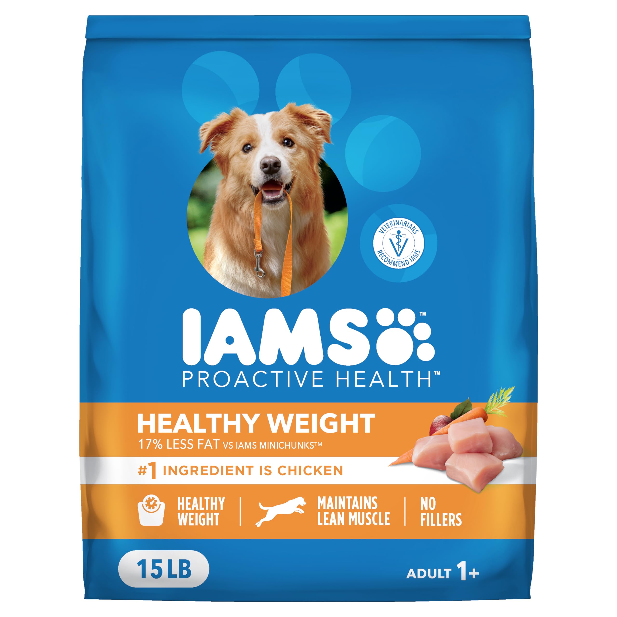 Photo 1 of 1 IAMS Proactive Health Healthy Weight Control Adult Dry Dog Food with Real Chicken, 15 lb. 1 Bags