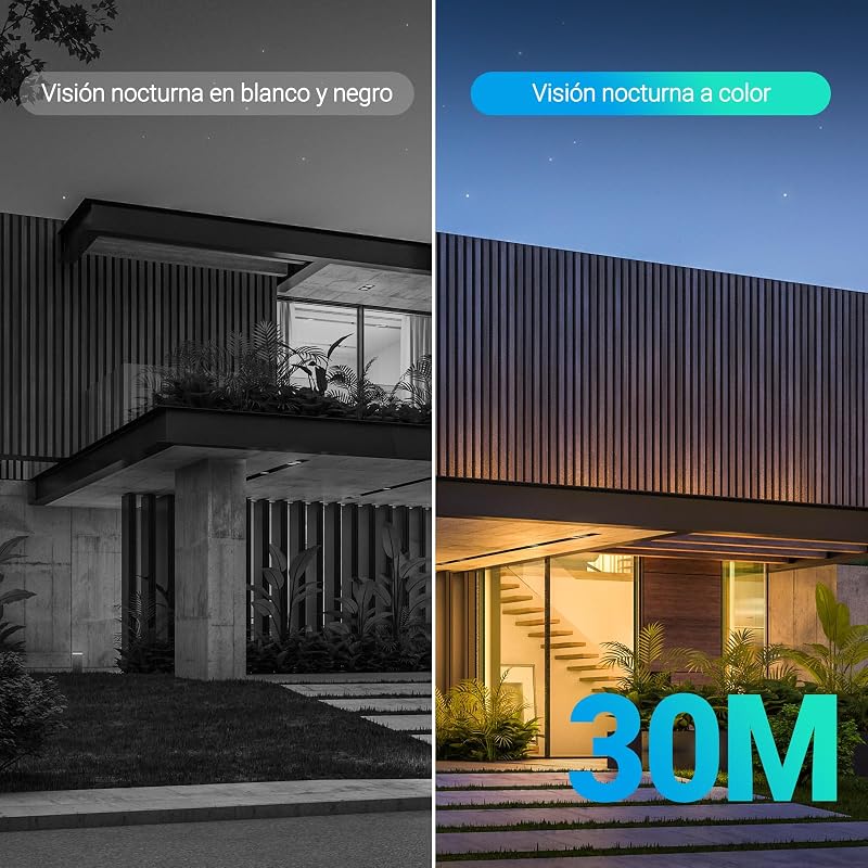 Cámara Vigilancia WiFi Exterior e Interior 2K 360° C8C 3MP