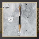 Parker IM Ballpoint Pen Premium Black Medium Point Blue Ink Gift Box view 3