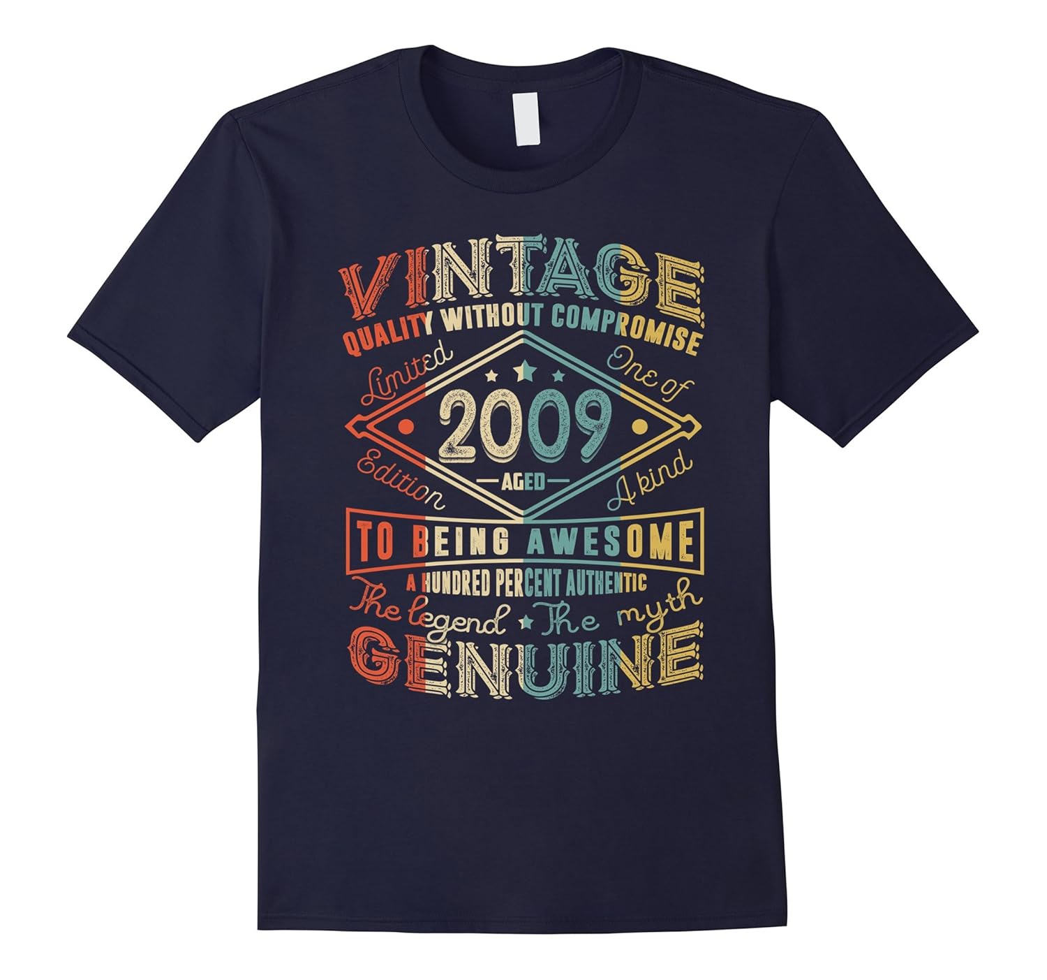 Vintage Genuine Retro Made In 2009 8th Birthday Gift 8 yrs-ANZ