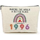Suemetic 30th Birthday Gifts for Her Makeup Bags, 1996 Happy 30th Birthday Decorations for Women Her, 30 Year Old Gifts Ideas for Daughter, Sister, BFF, Female, Girls, Cosmetic Travel Pouch