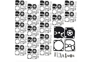 20pcs Carburetor Diaphragm Repair Kit for Husqvarna 36 41 136 137 141 142 Chainsaw Replaces OEM ZAMA RB-137
