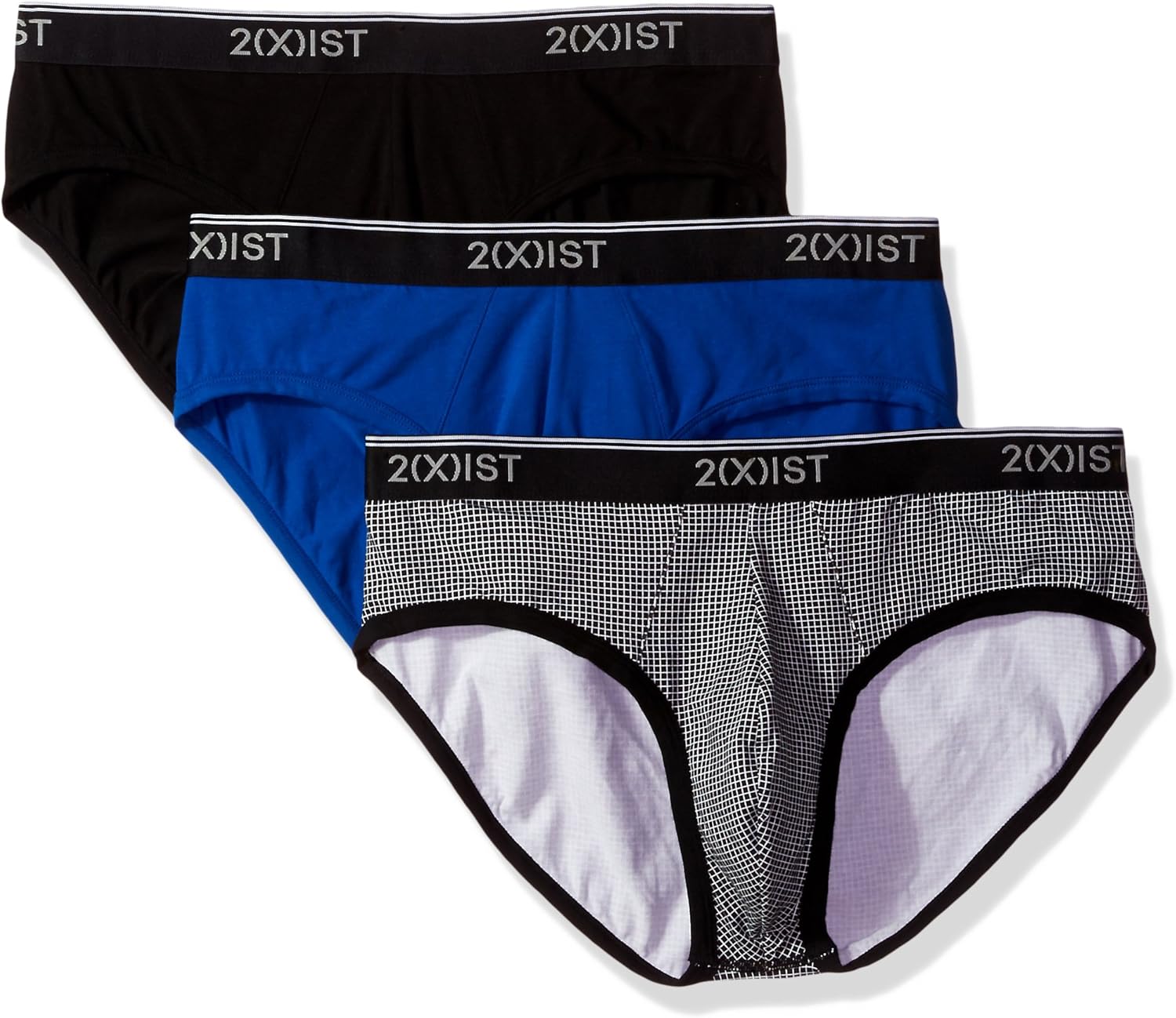 2(X)IST Men's Cotton Stretch No Show Brief 3-Pack at  Men’s Clothing store