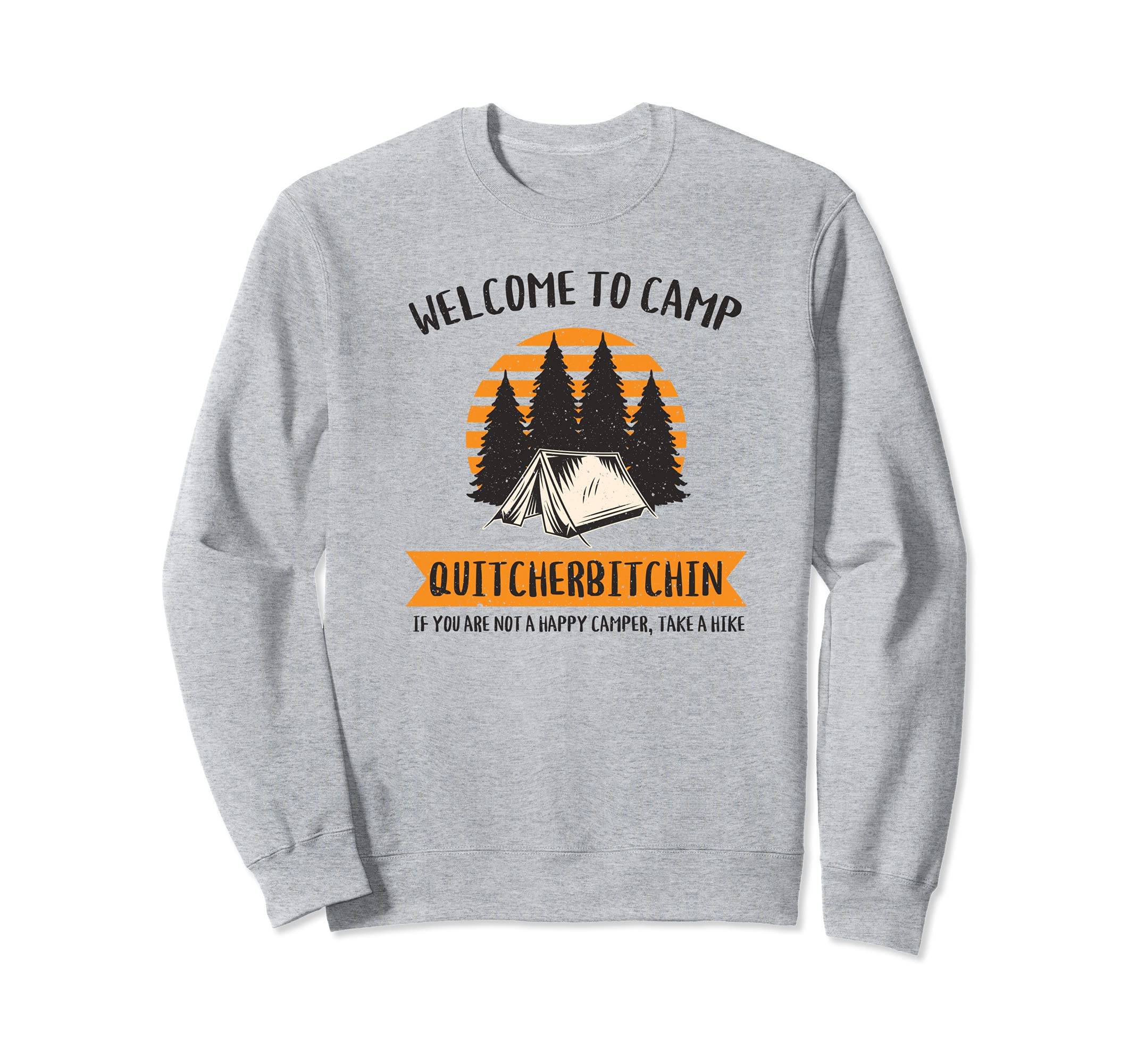 Camping Welcome To Camp Fun Summer Hiking Climbing Gear Sweatshirt