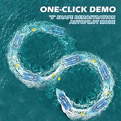 DEERC Full Proportional Remote Control Boat with