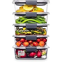 Rubbermaid 10-Piece Brilliance Food Storage Containers with Lids