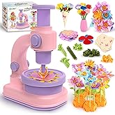 Fabric Flower Bouquets Toys for Toddlers Girls 3 4 5 6 7 8 Years Old, DIY Arts & Craft Kits for Kids 4-6-8,Rose Flower Market Toy for Girl Xmas Birthday Gifts, Creative Educational Toddlers Activities