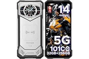 DOOGEE S200 5G Rugged Phone with 6.72” FHD+1.32" Dual Screen,10100mAh/33W Rugged Phone Unlocked,32 GB+256 GB/2TB Rugged 5g Sm