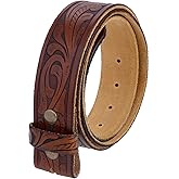 Gelante Genuine Full Grain Leather Belt Strap without Belt Buckle