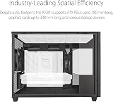 ASUS Prime AP201 MicroATX Case Black 360mm Radiator Support 338mm GPU view 2
