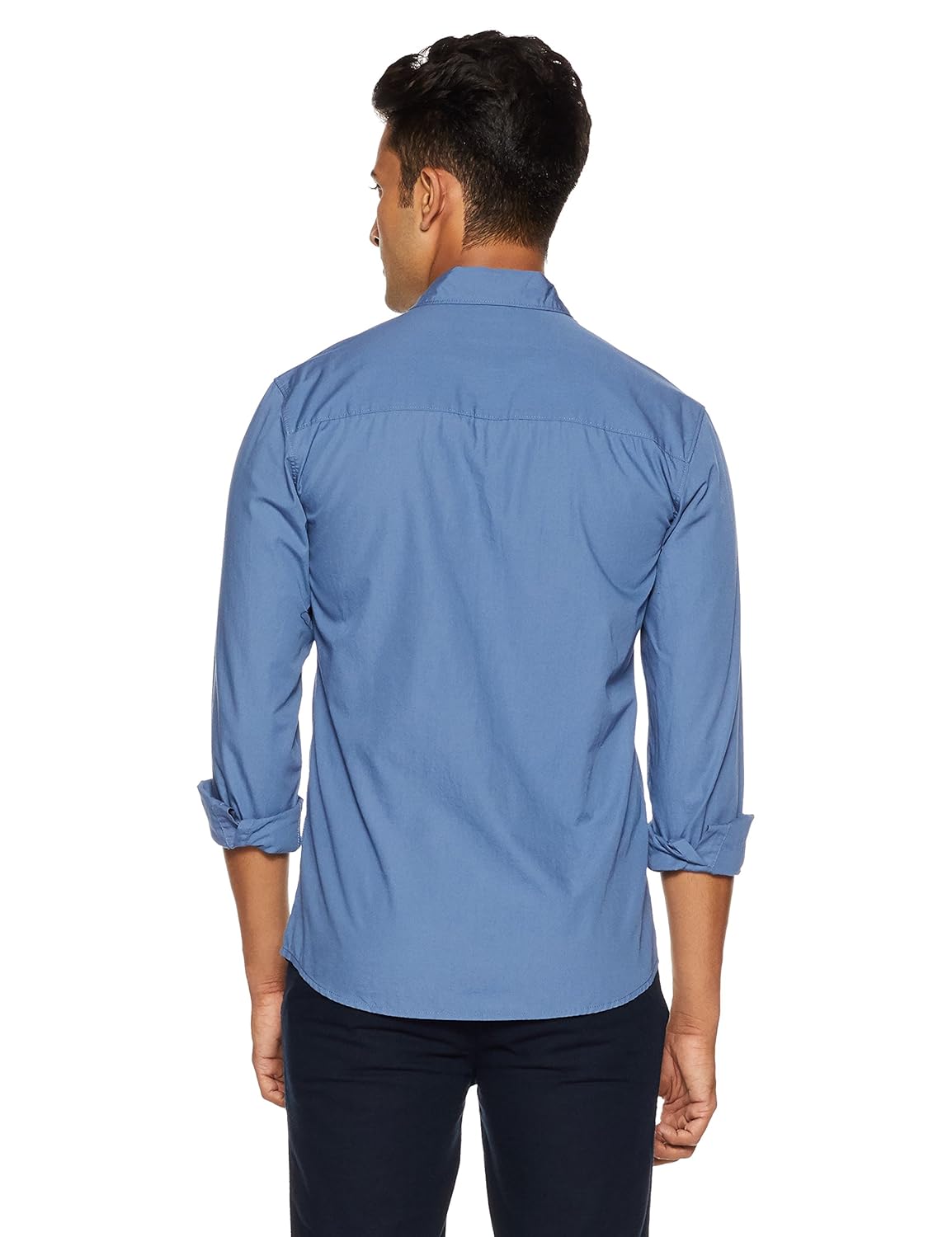 wrangler men's solid slim fit casual shirt