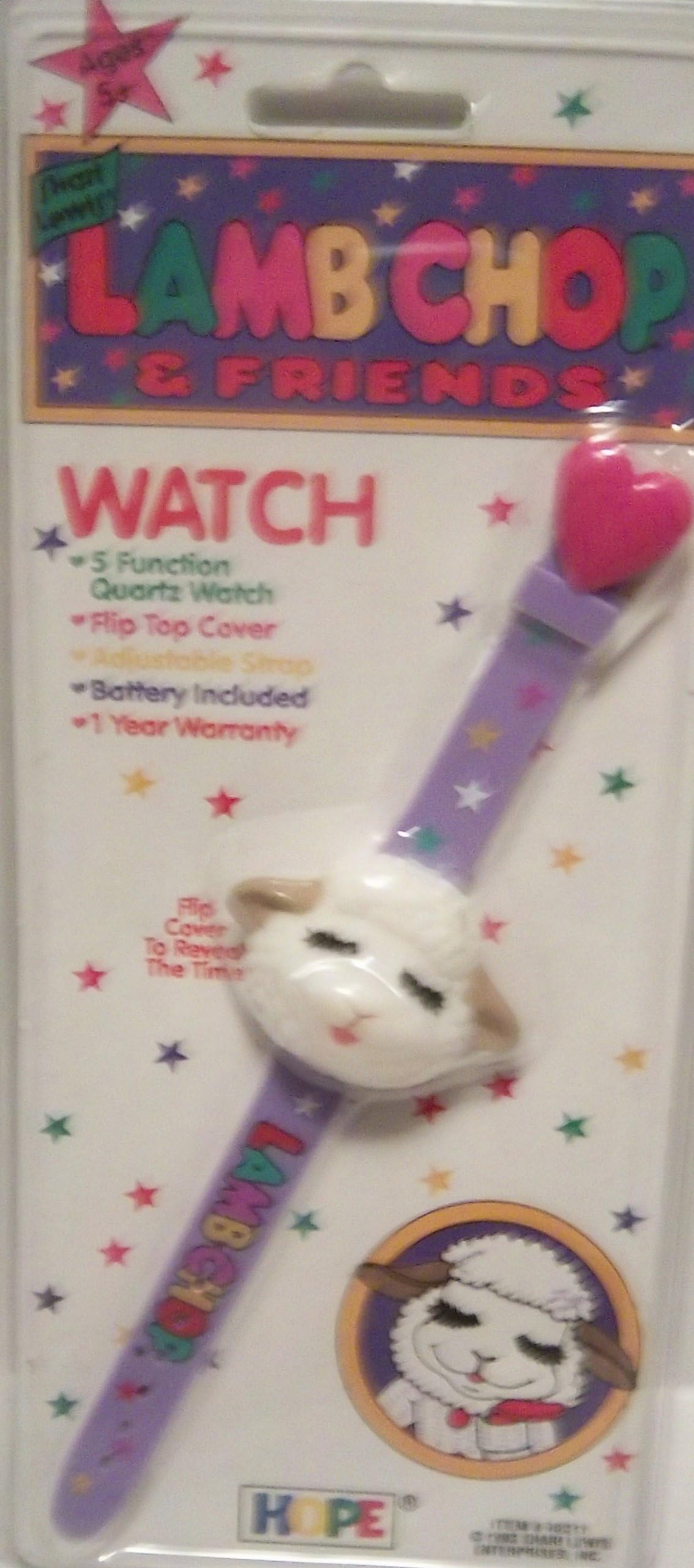 Shari Lewis Lamb Chop & Friends Quartz Watch Flip Cover