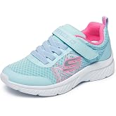 Skechers Girls' Microspec Swirl Sweet | Casual, Lightweight, Machine Washable, Cushioned Insole