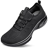 ZCQGQD Mens Walking Shoes Wide Width Cushion Non Slip Lightweight Running Shoes Workout Athletic Tennis Gym Wide Toe Box Sneakers