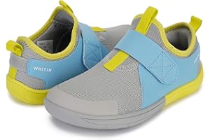 WHITIN Little/Big Kid Wide Width Barefoot Shoes | Boys/Girls Minimalist Elastic Opening Sneakers | Flexible- Zero Drop Sole
