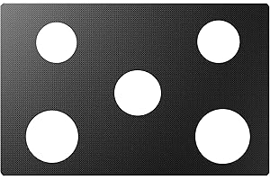 bezoku Stove Top Protector for Whirlpool Gas Stove Protectors 5 Burners, Fit Model WFG505M0BS/0/1/2/3/4, WFG505M0BW/0/1/2, WFG505M0BB/0/1/2, Reusable Splatter Guard Stove Protector Liner