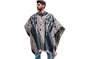 ALPACA WORLD Poncho for men - Alpaca wool - Clint Eastwood - Daryl Dixon - Men Poncho - Handamade products - Cowboy Serape Shawl
