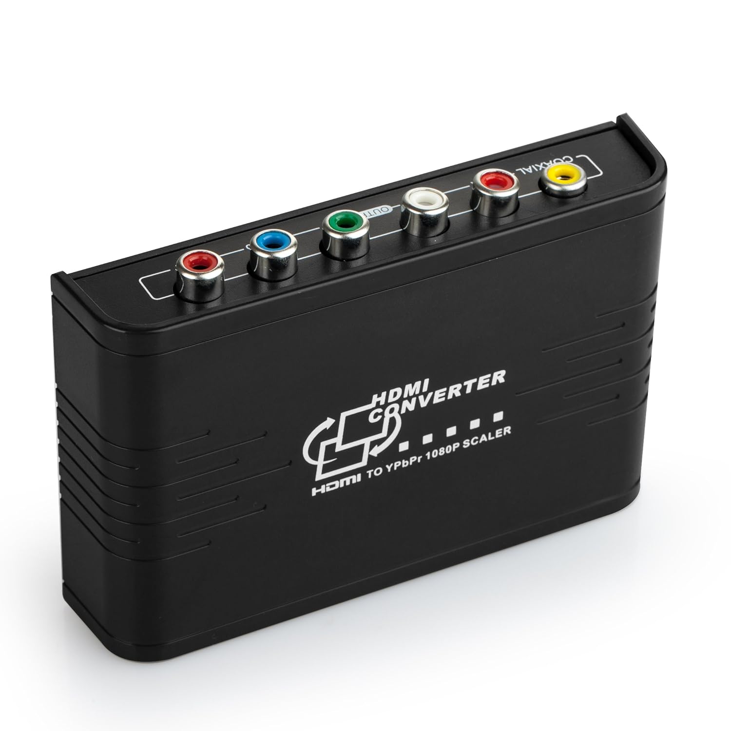 quit adapter working power Musou Component Video Coaxial Converter Scaler 1080P Audio HDMI Adapter (YPbPr) to Output with