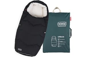 Voksi Footmuff for Stroller, Urban 2025, Natural Wool & Down, Superbly Padded & High Insulation, Extendable, Norway Product