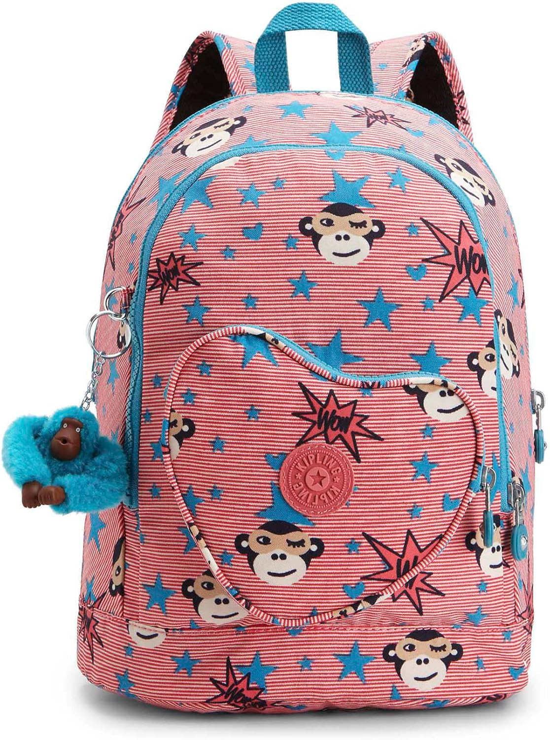 Courage Au Cœur Et Sac à Dos Kipling Sac à dos pour enfant Motif cœur, (Toddlergirlhero), Taille