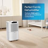 Emperial 12L Dehumidifier Digital Display Sleep Mode Laundry Drying Timer 24Hr view 5