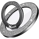 Syncwire Magnetic Phone Grip for MagSafe, Sparkle Ring Holder, Rotatable Kickstand Bling Ring Stand Removable MagSafe Accessories for iPhone 17 Pro Max 16 15 14 13, Android, Samsung etc.