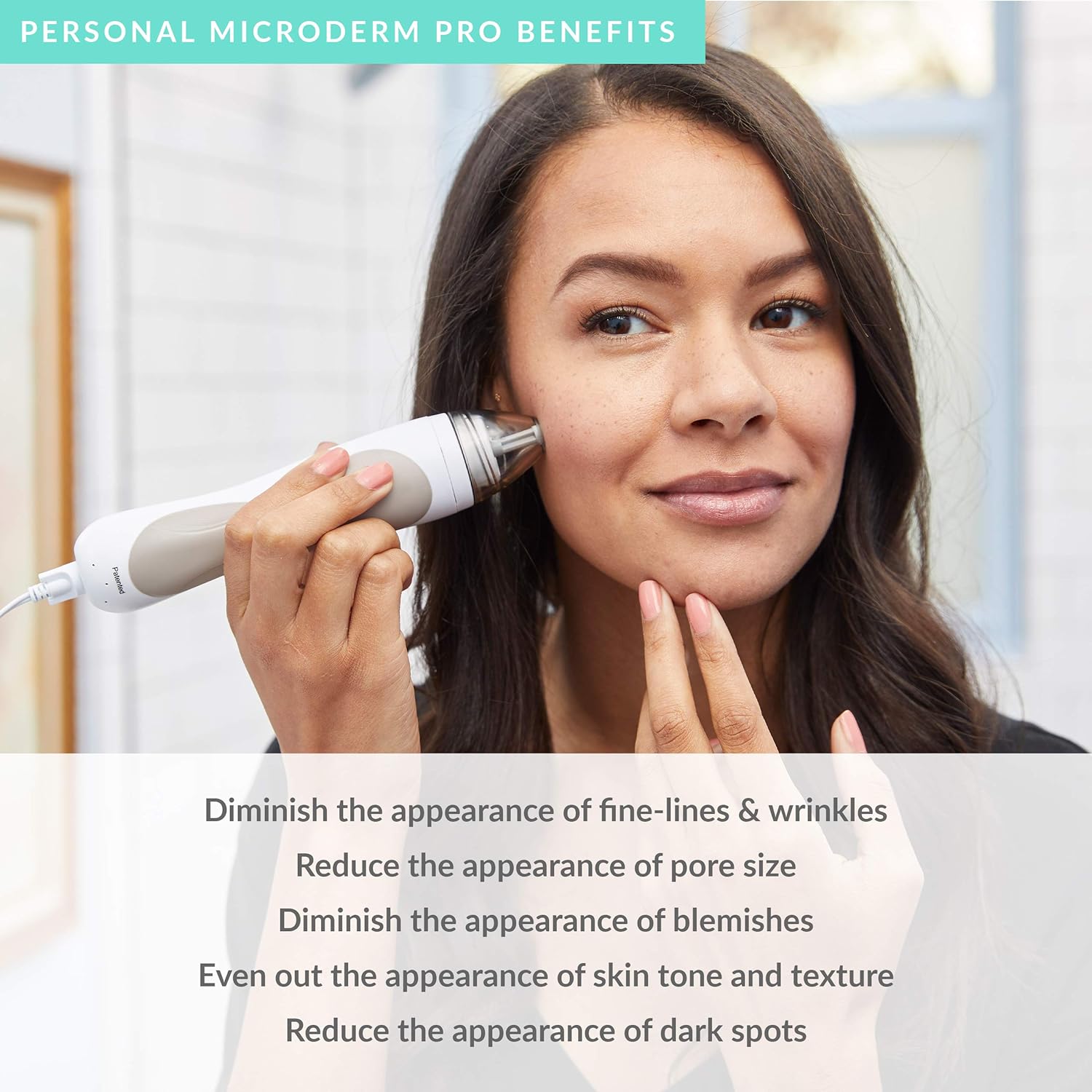 PMD Personal Microderm Pro - At-Home Microdermabrasion Machine with Kit for Face & Body - Teal: Premium Beauty