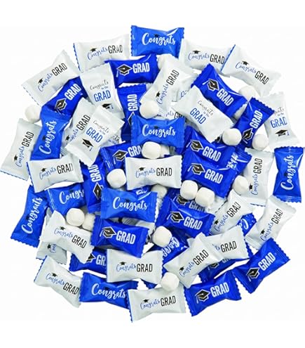 Amazon.com : Graduation PEPPERMINTS 100 Count Wrapped- Mint Congrats Grad  Candy-Individually Wrapped : Everything Else