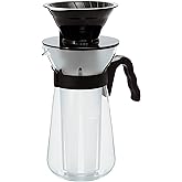 Hario V60 Glass Hot & Iced Coffee Maker (700ml)