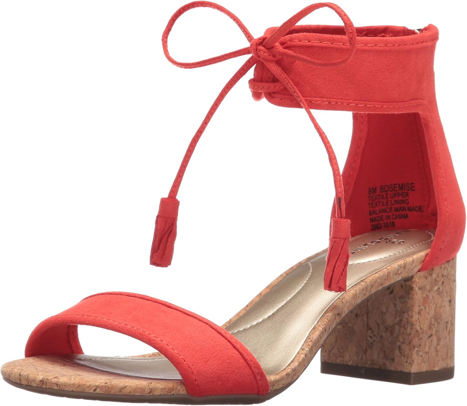 bandolino red sandals