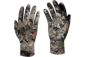 BASSDASH Winter Fleece Hunting Gloves Anti Slip Touchscreen Water Resistant Glove for Cold Weather Fishing Hiking HG09