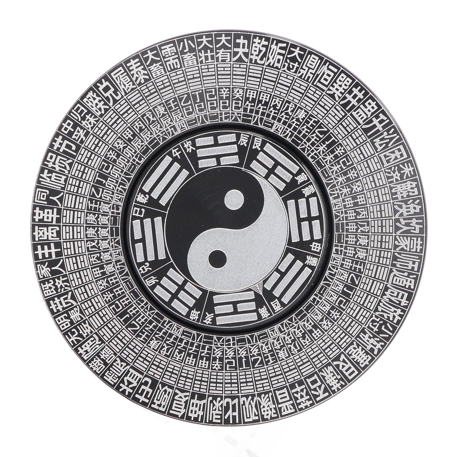 RiToEasysports Tai ChiMetal Compass Stress Relief Sensory Handheld Toy 6cm, Cool Design, Robust Construction, Silent Desktop Toy Other Children'S Outdoor Toys