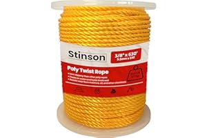 Toolway 164341 Poly Twist Rope 3/8" X 630'