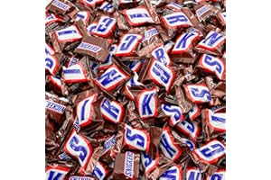 DONTY-TONTY SNICKERS MINIS Milk Chocolate Candy Bars 2 lb – Bulk Bag, Bite Size, Roasted Peanuts & Nougat & Caramel, Individually Wrapped (110 Pieces)