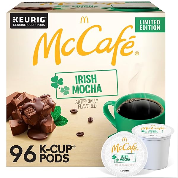 MCCAFE IRISH MOCHA, KEURIG SINGLE SERVE K-CUP PODS, FLAVORED COFFEE, 24 COUNT