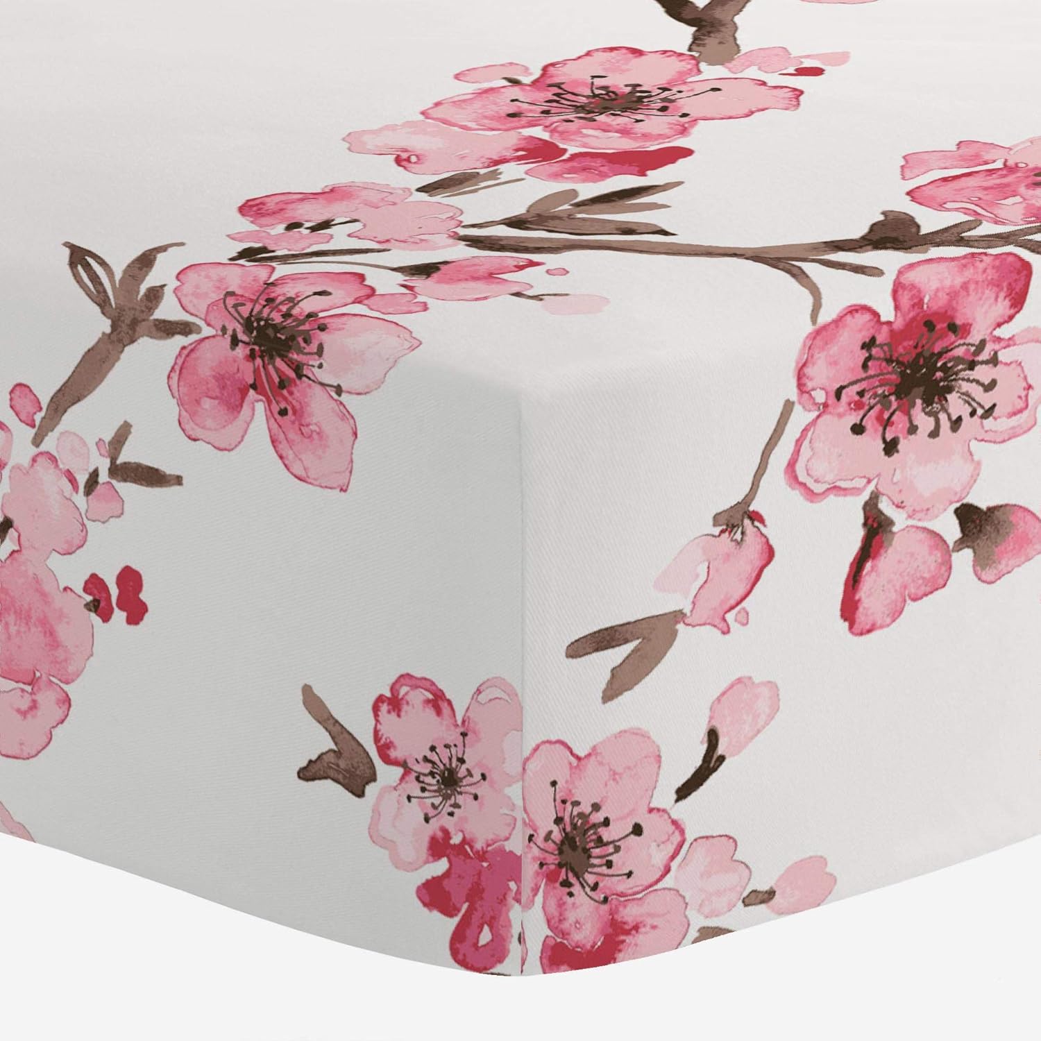 cherry blossom baby bedding