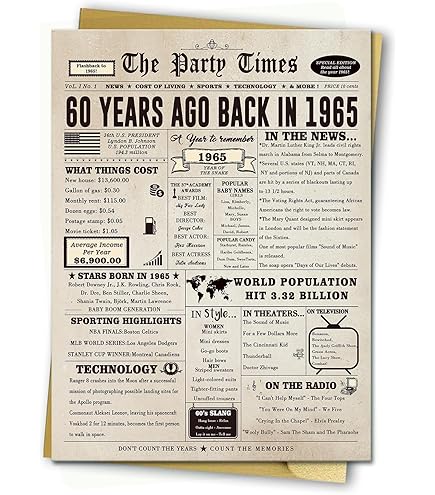 Funny 60th Birthday Card - 'You Honestly Still Look 59 From A Distance' Humorous Milestone Card