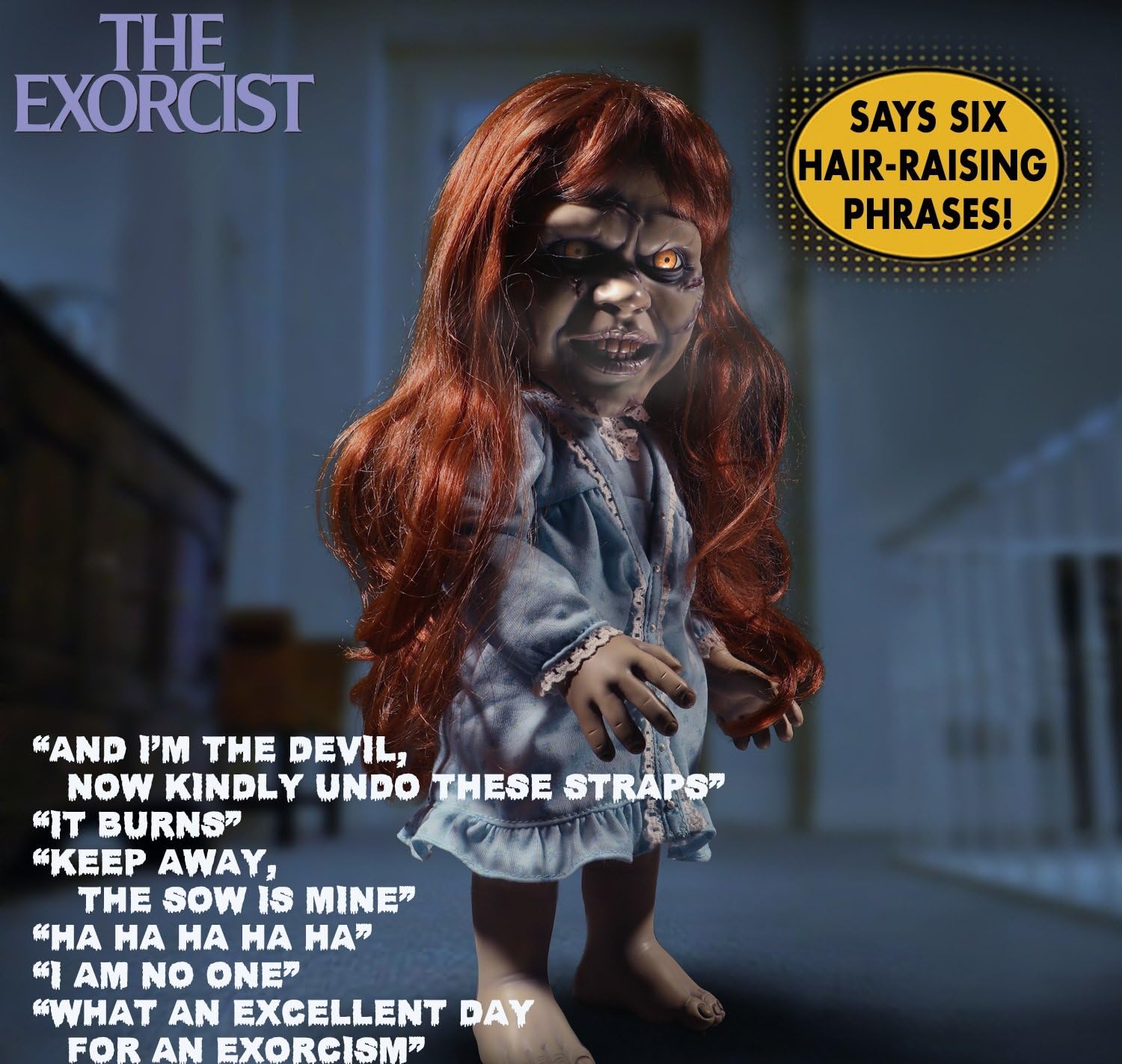 talking exorcist doll