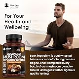 New Leaf Mushroom Complex 120 Tablets - Lions Mane, Cordyceps & More view 3