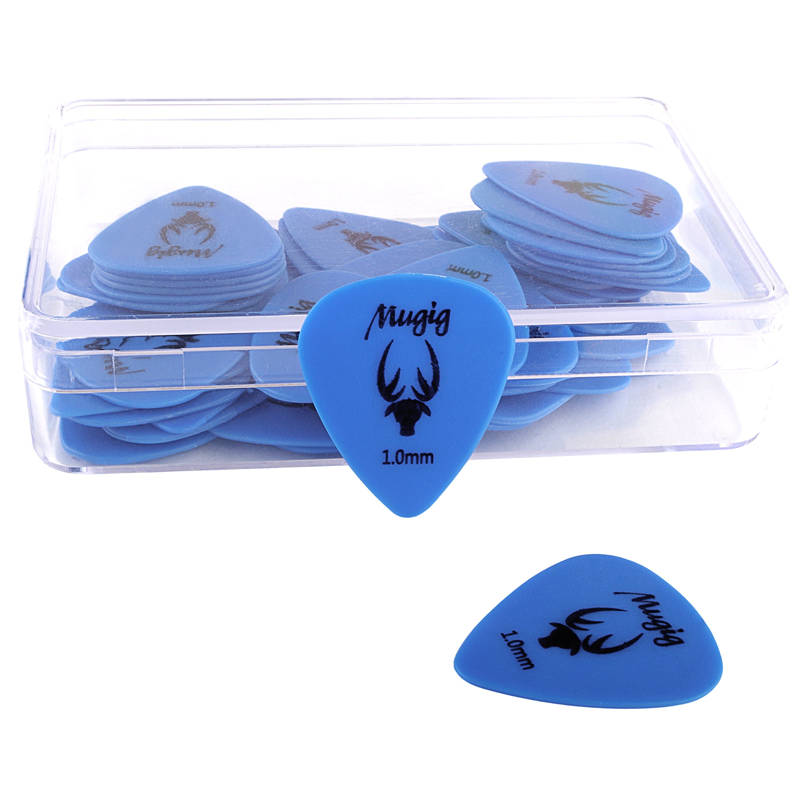 Mugig Guitar Picks Plectrums Delrin Acetal Resin (1.0mm)