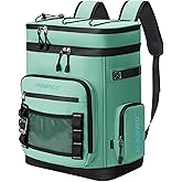 Hulongo Large Waterproof Insulated Cooler Backpack for Men & Women, Leak Proof Cooler Backpack for Camping, Beach, Fishing, Picnic, Travel, Outdoor, 30L, 48Cans