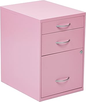 Osp Designs Office Star 3 Drawer Metal File Cabinet Pink Finish 1 Amazon Ca Home Kitchen