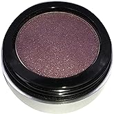 Pure Ziva Pandora Purple Plum Dark Shimmering Eggplant Pressed Powder Single Vegan Eyeshadow; Talc, Paraben & Cruelty Free