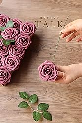 Breeze Talk Artificial Flowers Roses Realistic Fake