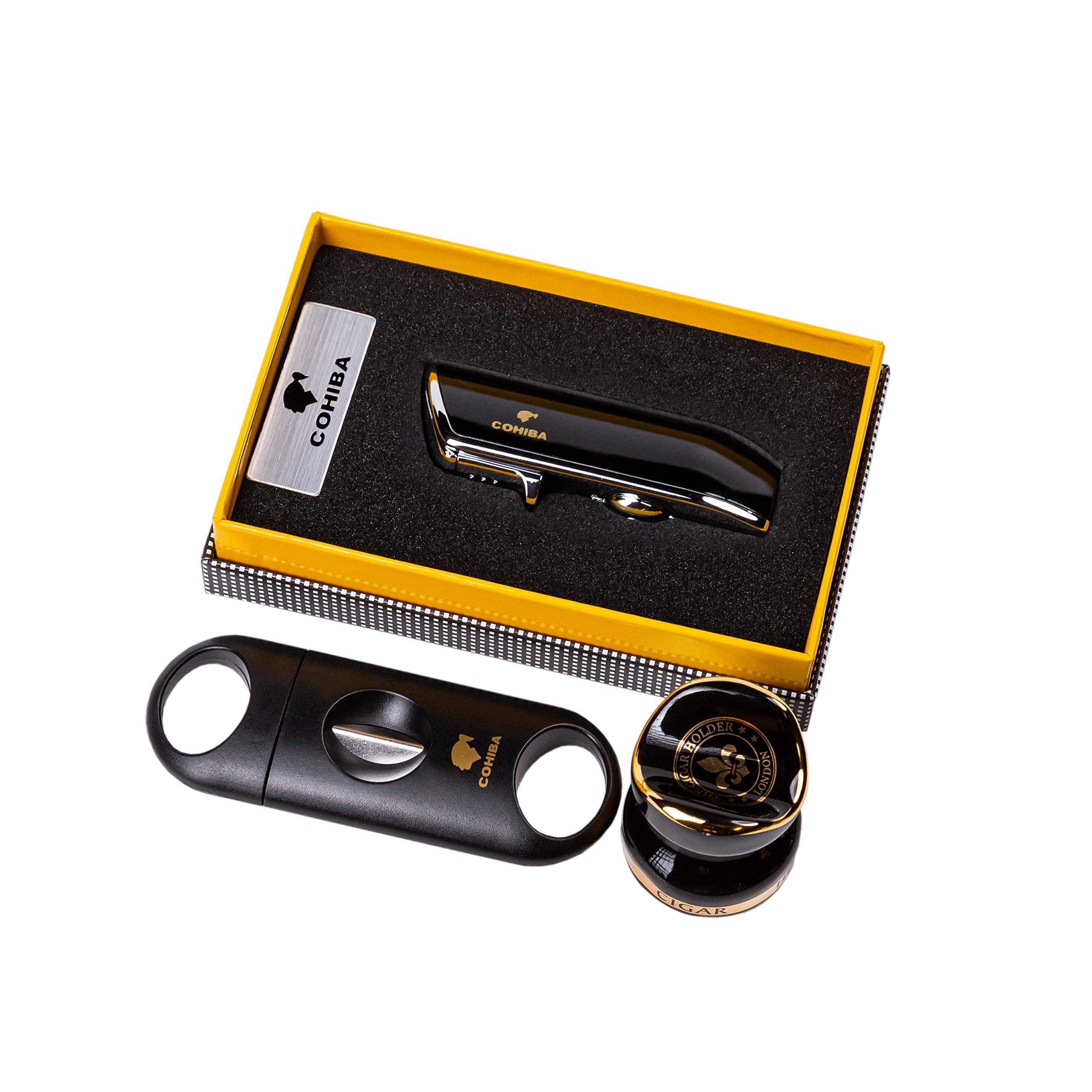 Buy The Cigar Holder London Black Cigar Gift Set Cigar Accessories